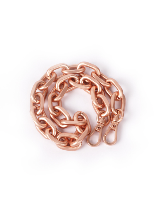 METAL CHAIN STRAP ROSE GOLD