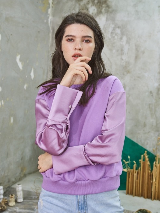 Blend Easy Sweatshirt Purple