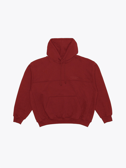 06 Oversized Hoodie - Deep Red