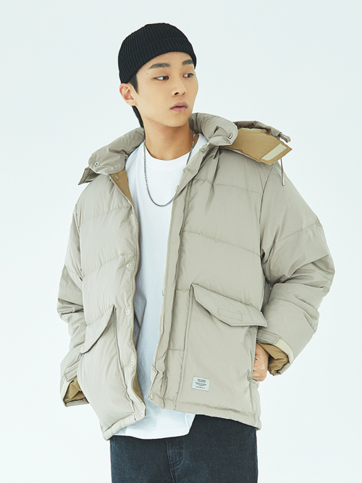 DUCK DOWN MOUNTAIN PARKA (BEIGE)