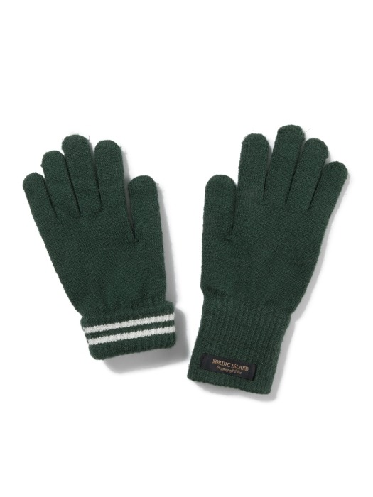 Long-Touch Gloves - Deep Green
