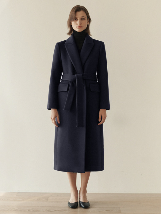 Classic belted long coat (5colors)