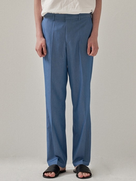 DENIM ELLA LONG SLACKS LIGHT BLUE