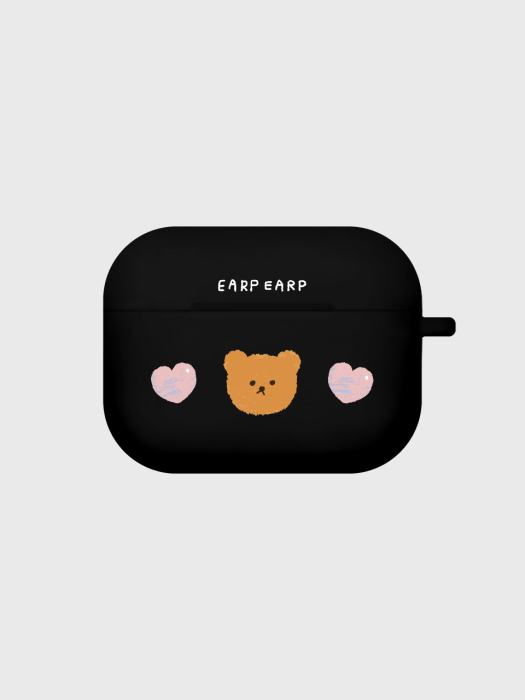 Dot love and bear-black(Air pods pro)