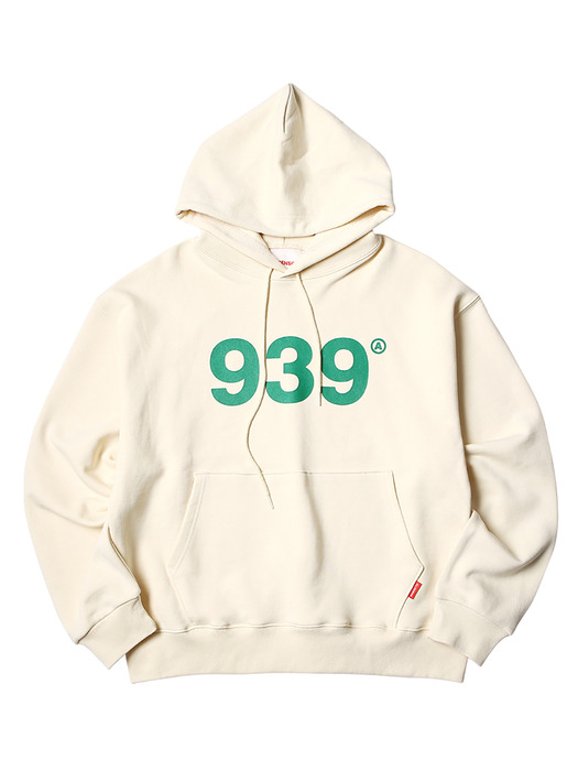 939 LOGO HOOD (IVORY)