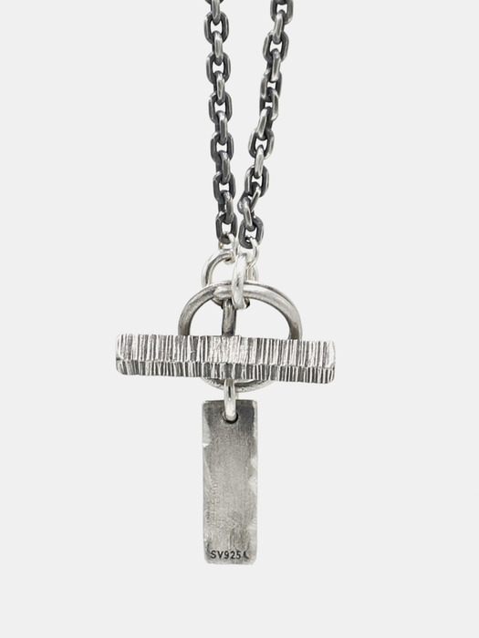 Noise pattern necklace (silver 925)
