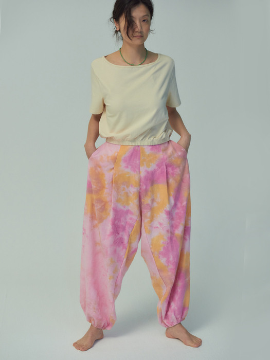 Natural Tie Dye Pants-2colors