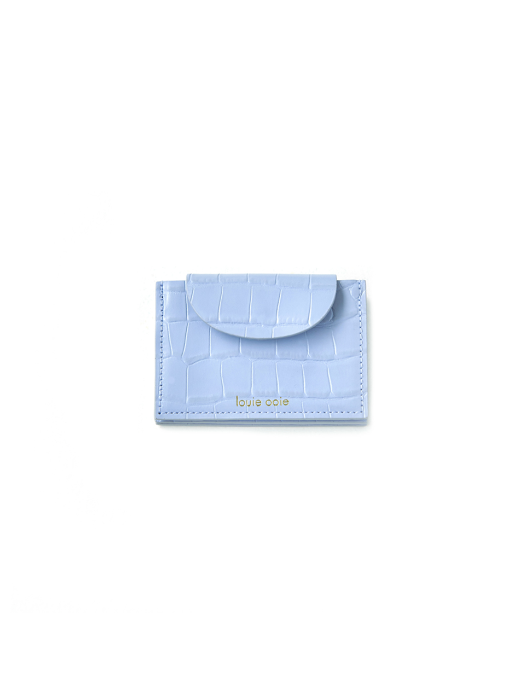 betty card wallet - airy blue embo