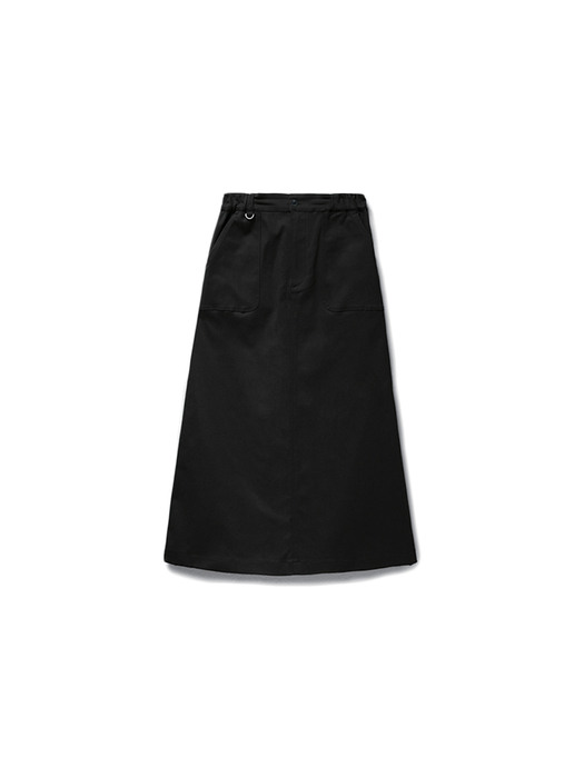 Fundamental Chino Skirt (Spandex) Black
