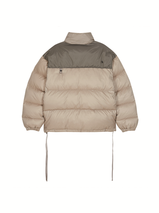 DUCK DOWN PADDED JACKET (BEIGE)