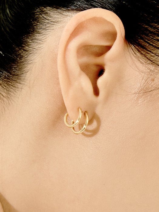 Double Ring Earrings (925 Silver) Capsule.01