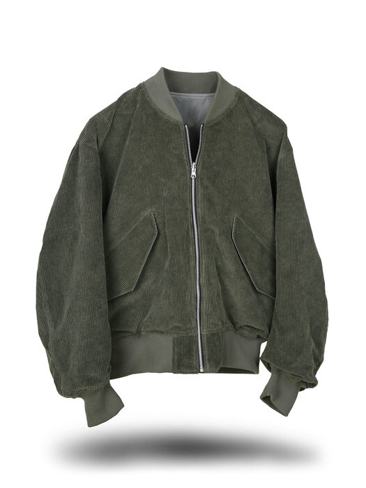 REVERSIBLE MA-1 JACKET - OLIVE