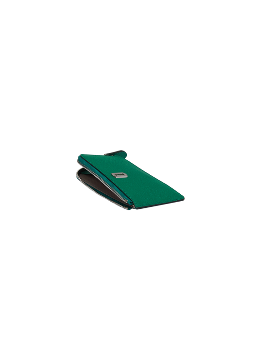 Magpie Zipper Card Wallet (맥파이 지퍼 카드지갑) Dreamy green