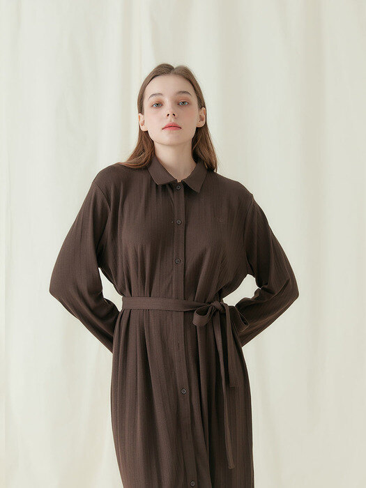 Silky Brown Premium robe nightgown