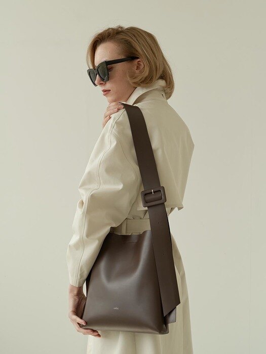ARC SMALL BUCKET _ Artificial Leather_D.BROWN