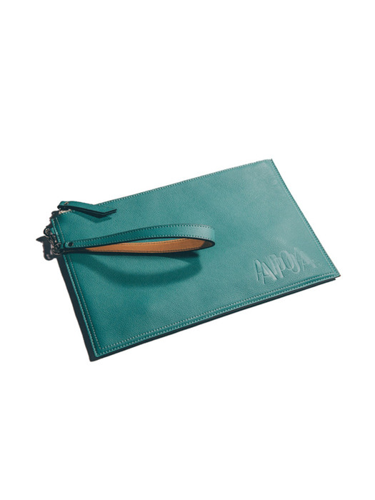 [단독]Vivid Rectangle Clutch Bag mint