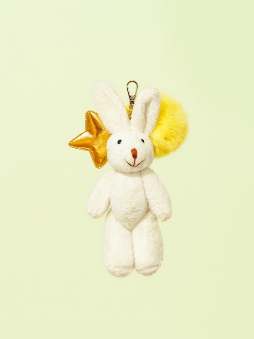 깡총깡총 흰토끼 (Cute Rabbit Bagcharm)