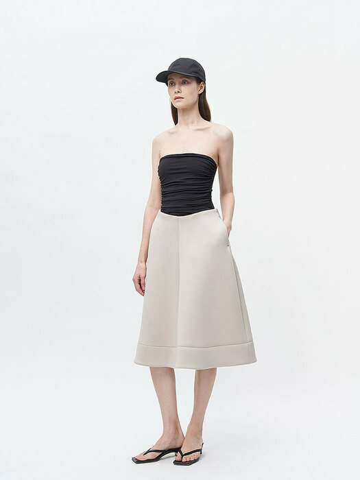 DOVE FINN NEOPRENE BALLOON SKIRT