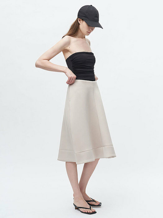 DOVE FINN NEOPRENE BALLOON SKIRT