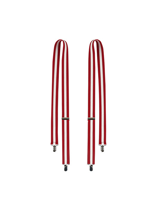 Univ. Stripe Suspender(RED)
