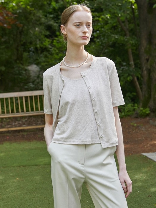 Hemp Linen Sleeveless 2 Color