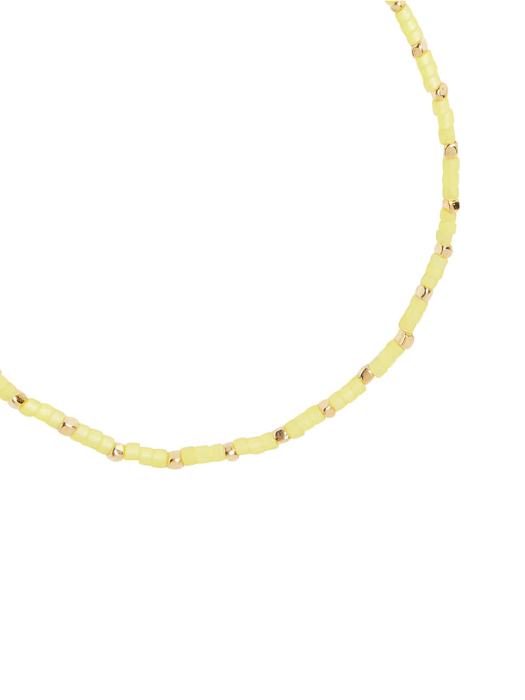 weave no.3 basic bracelet yellow