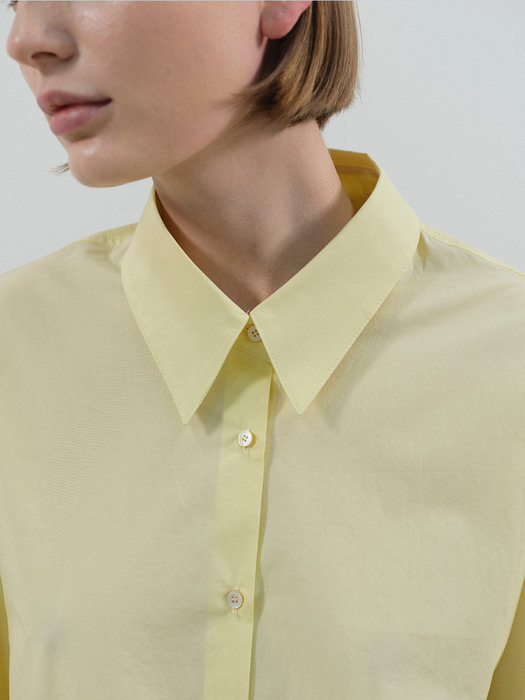 oversized summer shirt (lemon)