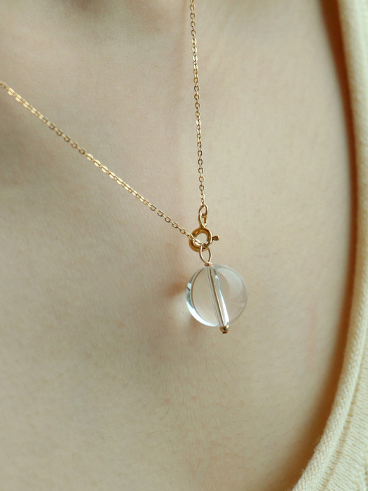 [단독]quartz necklace