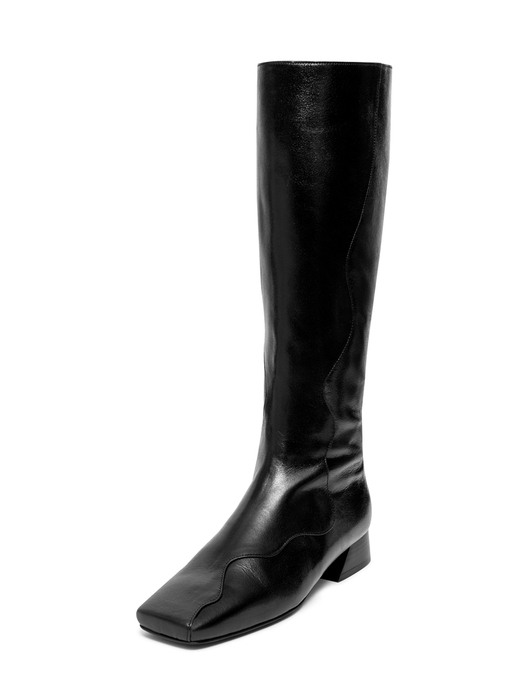 mare long boots - black