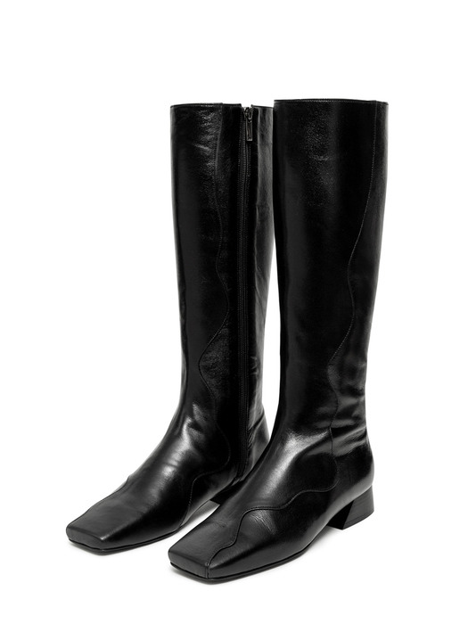 mare long boots - black