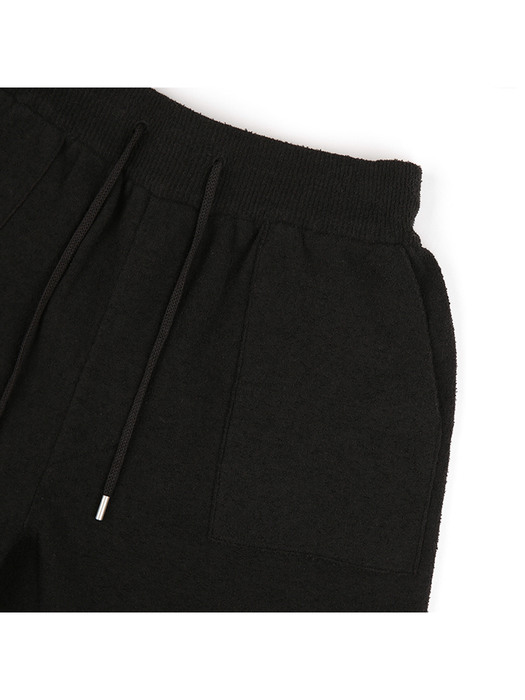 Terric Cotton Knit Shorts_Black