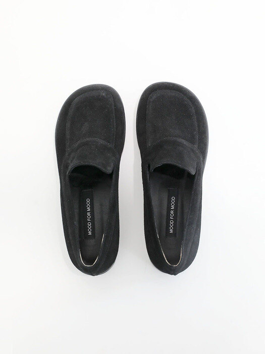 MOOD PENNY LOAFER, SUEDE BLACK