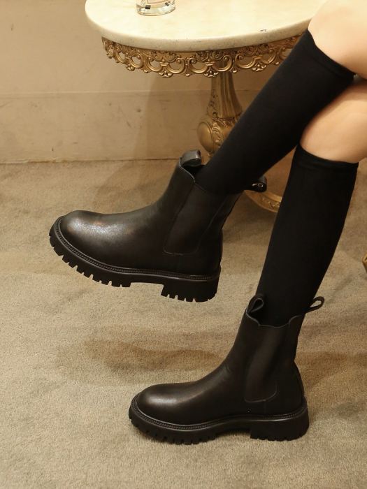 ljh1005 black chelsea boots