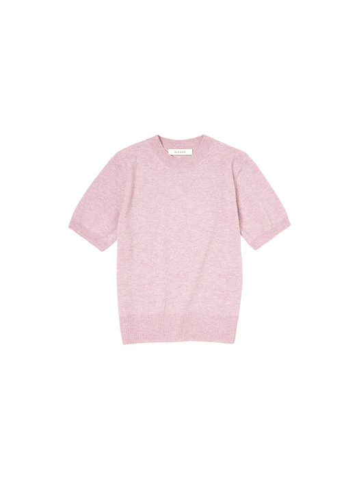 SI SKN 2021 cashmere blend short knit_Pink