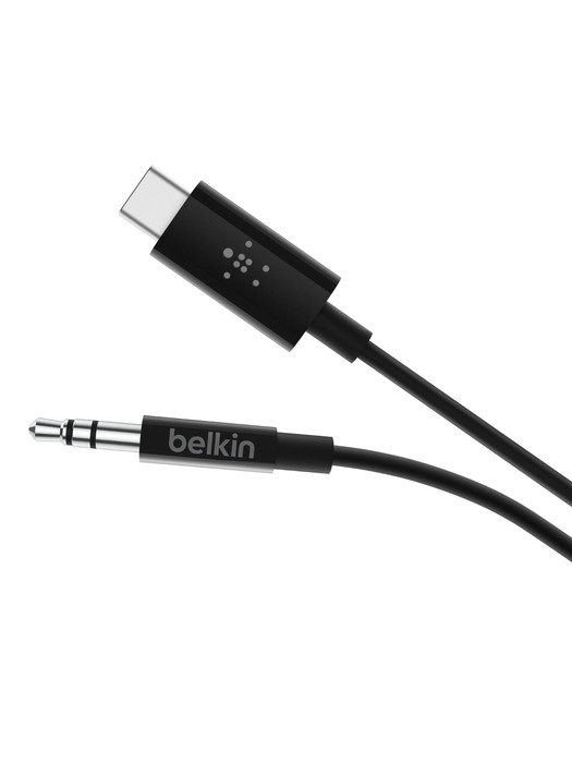 벨킨 3.5mm 오디오 AUX to USB C타입 케이블 0.9m F7U079bt