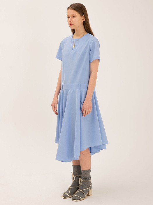 slope dress (blue)