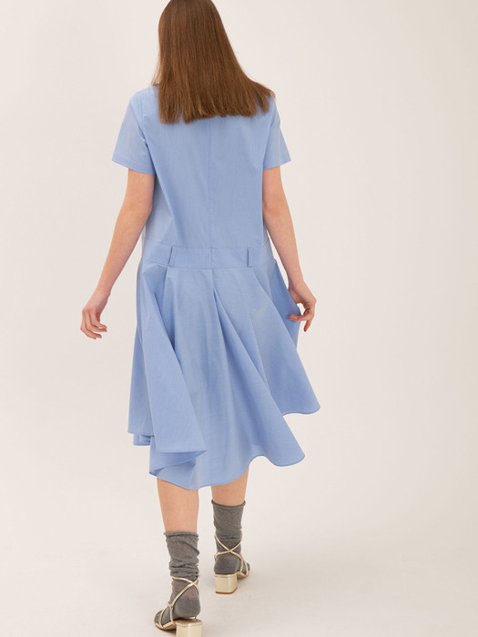 slope dress (blue)