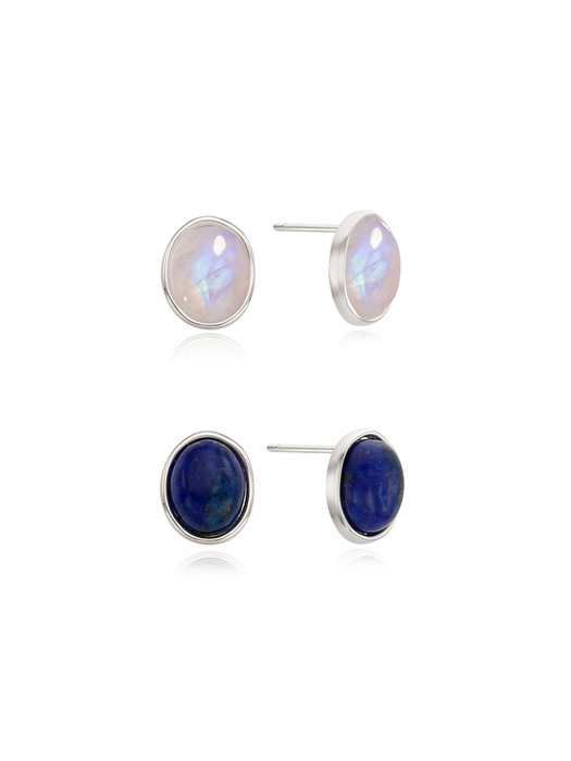 [925 Silver] Klias Gemstone Earrings_VH22N5EA300M