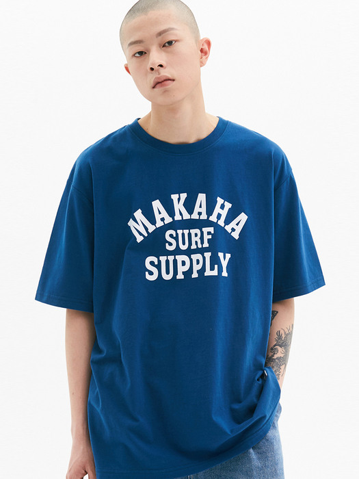 MAKAHA SURF SUPPLY T-SHIRTS / BLUE