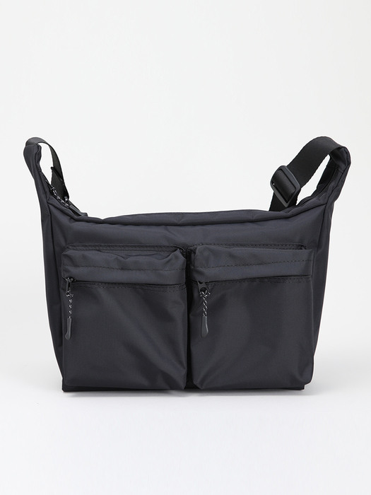 로드 리사이클 나일론 포켓 크로스백 Pocket Body Bag_black