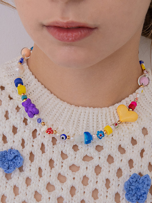 Teddy Bear Party Necklace