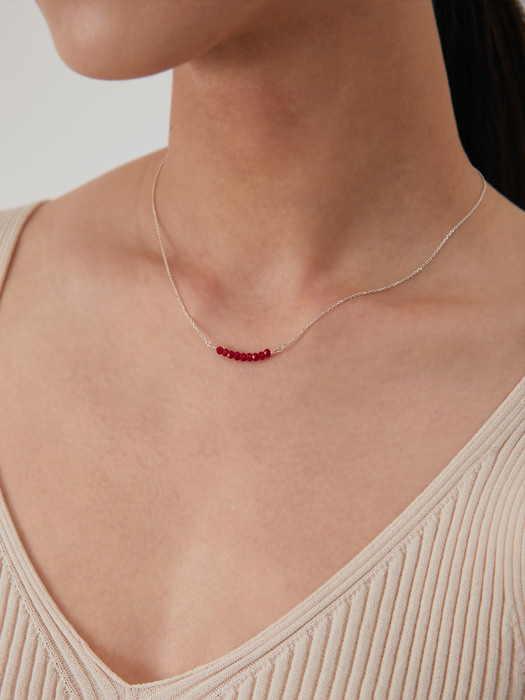 Raspberry Necklace (Red)