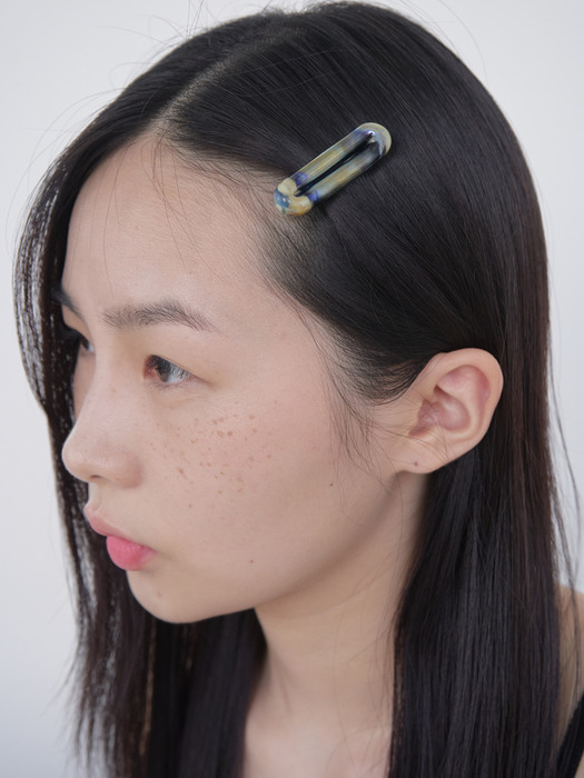 pop glass hair pin