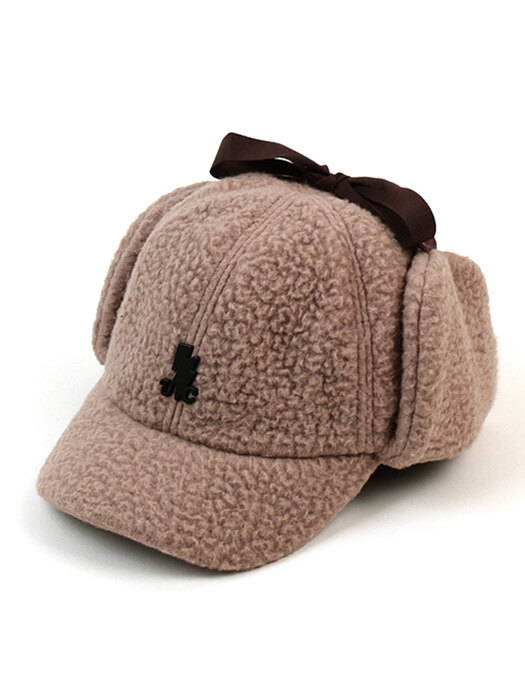 Thunder Beige Fleece Earflap Cap 귀달이모자