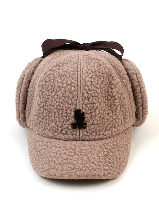 Thunder Beige Fleece Earflap Cap 귀달이모자