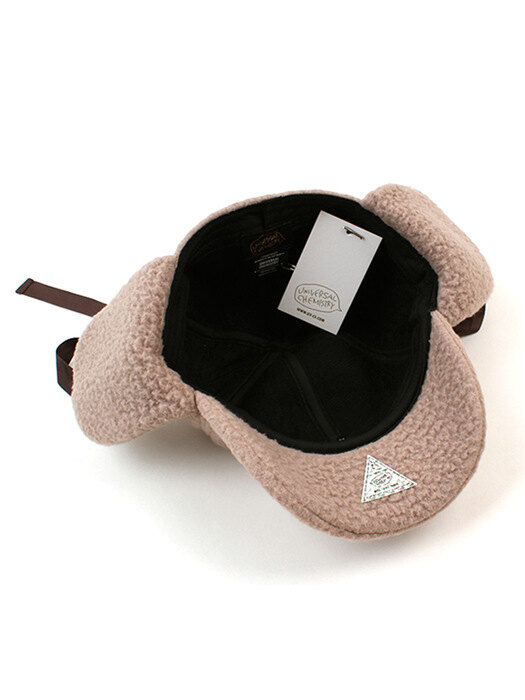 Thunder Beige Fleece Earflap Cap 귀달이모자