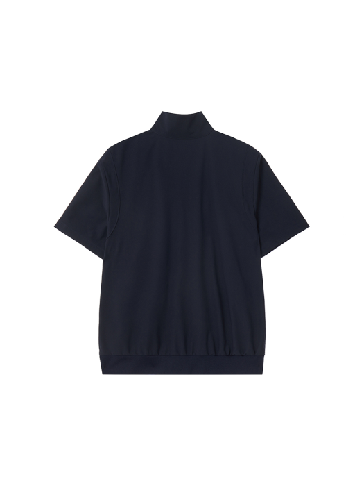 Short Sleeve Anorak Men - Navy