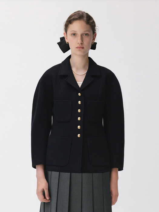 [단독] Classy Volume Wool Jacket (2colors)