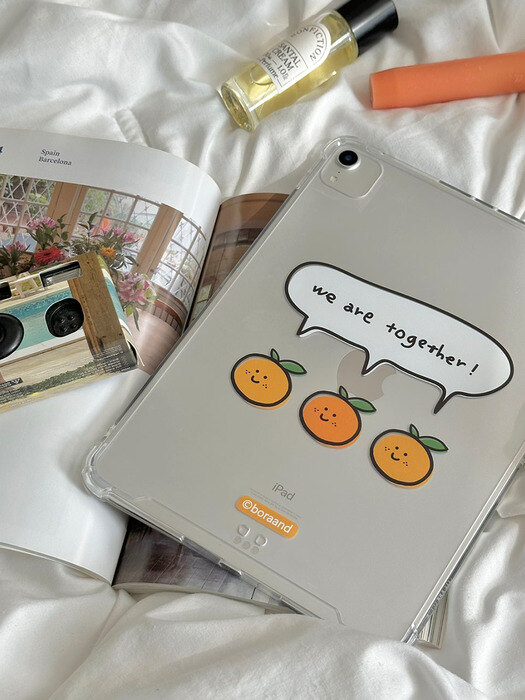 Three tangerines iPad case (jellyhard)