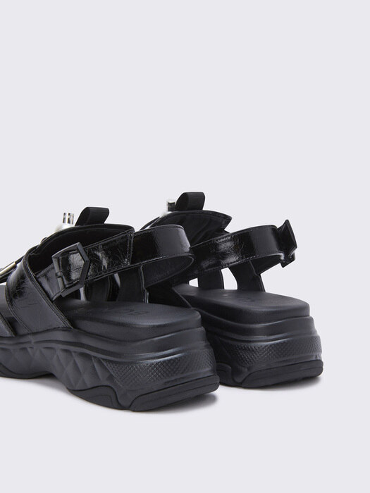 Pearl stopper sandal(black)_DG2AM23017BLK
